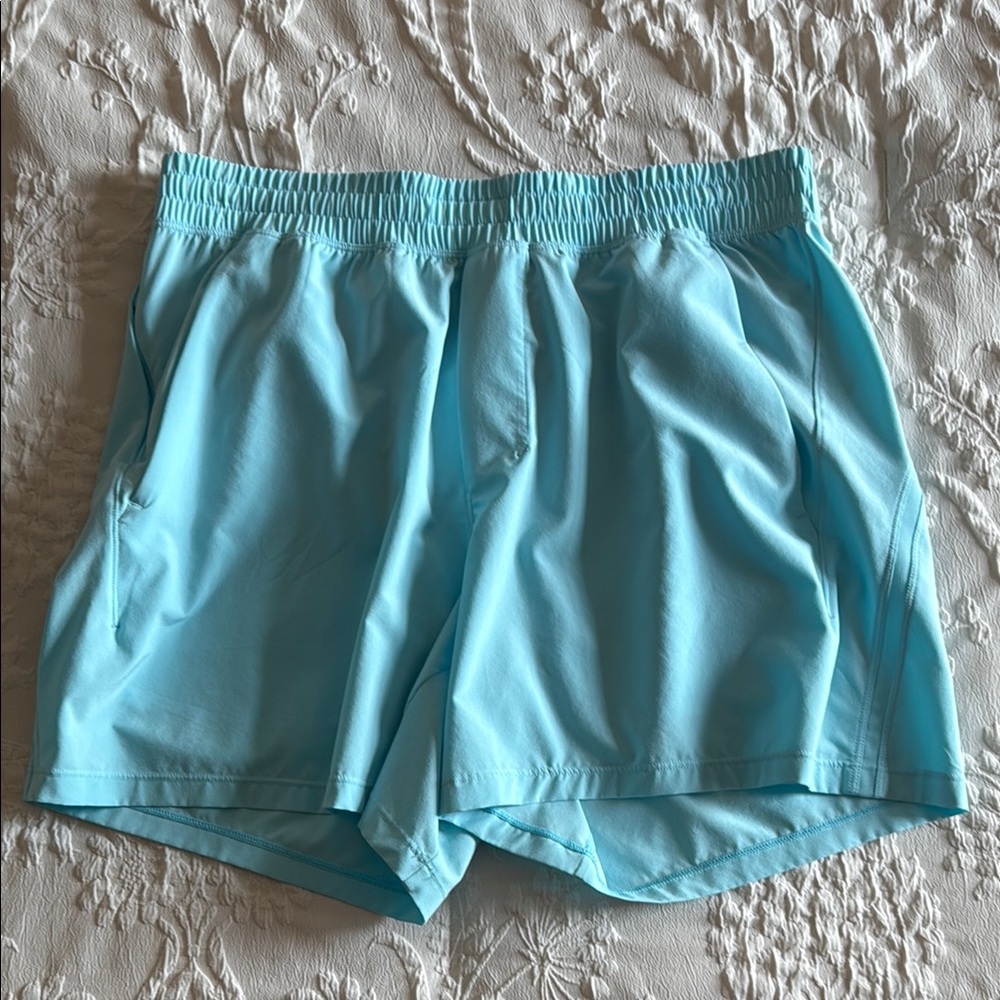 lululemon athletica Light Blue Athletic Shorts